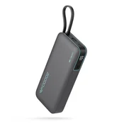 slomart Cuktech 45W 20000mAh powerbank z vgrajenim USB-C kablom - siv