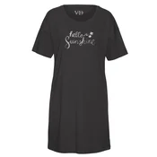 VIVANCE Spalna srajca Dreams črna/bela