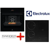 super set pečica ELECTROLUX LOE8P38Z + plošča IKP62-0 SNEIDER