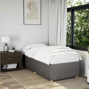 posteljni okvir brez vzmetnice Taupe 80x200cm Tkanina