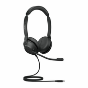 Jabra 23189-999-879 naglavne slušalice i slušalice s ugradenim mikrofonom Žicano Obruc za glavu Ured / pozivni centar USB Tip-C Crno