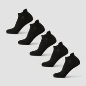 MP Unisex Trainer Socks (5 Pack) - Black - UK 2-5
