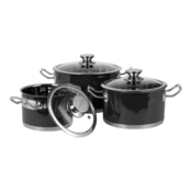 Vintage Cuisine 3-delni set loncev iz nerjavečega jekla