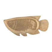 Okrasni pladenj Bloomingville Fabius 35,5 x 1 x 17 cm bež barva