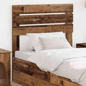 Vidaxl Vzglavje z vzglavjem Star les 90 cm Konstruiran les