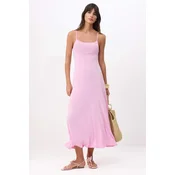 Trendyol Milla Ženska haljina Twoss26El00010, Roze