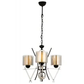 Opviq Luster Av-4301-3K, 90 cm, Crno-sivi