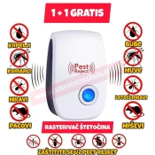 Ultrazvučni rasterivač štetočina PEST REJECT 2kom