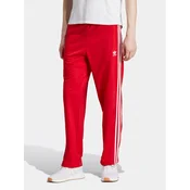 adidas Spodnji del trenirke adicolor Classics Firebird IJ7057 Rdeča Regular Fit