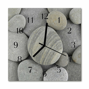 tulup.si Steklena kvadratna ura Stones 30x30 cm