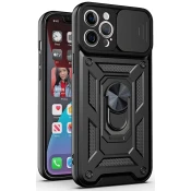 Drsni ovitek Defender Samsung Galaxy A26 - črn