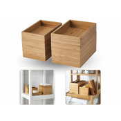 IKEA DRAGAN Bambusova škatla, naravni les, organizator, kopalniški set 4 kosi IKEA