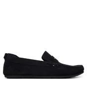 Mokasini Tommy Hilfiger Core Hilfiegr Suede Driver FM0FM05789 Mornarsko modra