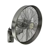 ZEVENTI - Zidni ventilator FREEZE 50W/230V precnika 40 cm hrom + daljinski upravljac