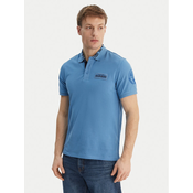 Napapijri Polo majica E-Amundsen NP0A4IN9 Modra Regular Fit