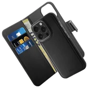 PURO PURO DENARNICA SNEMLJIVA ZA MAGSAFE OVITEK 2V1 ZA IPHONE 16 PRO MAX ČRNA, (21899358)