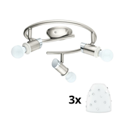 Eglo - LED spot svetlo MY CHOICE 3xE14/4W/230V hrom/bela