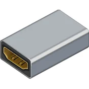 HDMI adapter, aluminijeva zlitina, 4K, n.4 2x FEMALE
