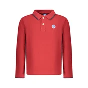 NORTH SAILS KIDS LONG-SLEEVED POLO SHIRT, RED