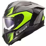Integralna motociklisticka kaciga LS2 FF817 Challenger II Viper sjajna sivo-žuta