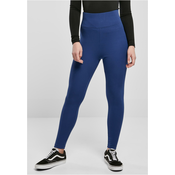 Womens high-waisted jersey leggings spaceblue