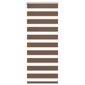 Zebra zavjesa smeda 65x150 cm širina tkanine 60,9 cm poliester