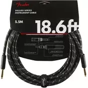 Fender Deluxe Series Black 5,5 m Ravni - Ravni Instrumentalni kabel (Kot novo)