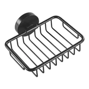 X-ROUND BLACK držalo za milo, črno mat - Črna - 140x55x125 mm - Sapho - X-ROUND - 24 - Medeninasti - Posoda za milo - Žica - 140 - 55 - 125 - According to recommendation - 14