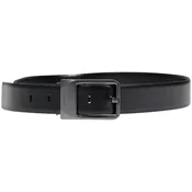 Calvin Klein Jeans FACETED BUCKLE 35MM AOP ADJ/REV LV04D7011G Črna