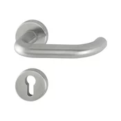 HOPPE garnitura kljuk PARIS, z rozeto cilinder, 37-42 mm, inox mat