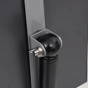 Vidaxl Stojala za plakate 2 szt. Črna 32.7 x 24 x 108 cm Aluminij