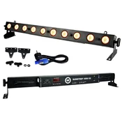 LIGHT4ME SUNSTRIP 1050 V2 halogenski svetlobni trak, retro odrska razsvetljava, topla svetloba 10x50W WW