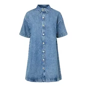 PIECES Dolga srajca PCSKY moder denim