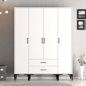 Hanah Home HANAH HOME Kumsal STS - White garderobna omara, (20869678)