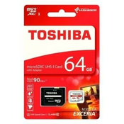 TOSHIBA spominska kartica 64GB micro SDHC z adapterjem SD