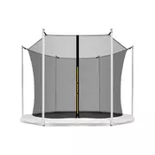 INLEA Notranja zaščitna mreža za trampolin, skupni premer 180 cm, za 6 stebrov – črna
