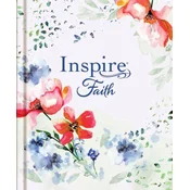 Inspire Faith Bible Large Print, NLT (Hardcover, Wildflower Meadow, Filament Enabled): The Bible for Coloring & Creative Journaling