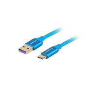 Lanberg lanberg ca-usbo-21cu-0010-bl usb kabel 1 m usb 2.0 usb a usb c modri