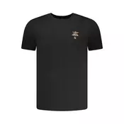 Aeronautica Muška majica Militare SCOTI005J508, Crna