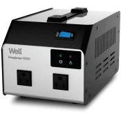 WELL Pretvarac Napona | Ulaz: 230V AC | Izlaz: 110V AC | 1000 VA