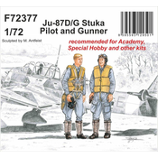 Special Hobby maketa-miniatura Junkers Ju-87D-G Stuka Pilot and Gunner • maketa-miniatura 1:72 figure • Level 4