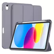 Etui Techsuit Flex Trifold z držalom za pisalo za iPad 10.9 2022/iPad 2025 - purple
