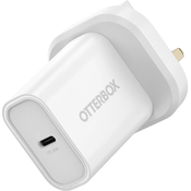 OtterBox STANDARD UK WALL CHARGER 20W/- 1X USB-C 20W USB-PD WHITE (78-81346)