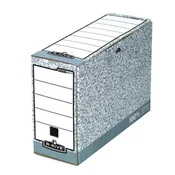 Fellowes BANKERS BOX 105 mm sivo-bela arhivska škatla