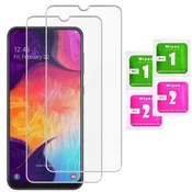 shumee 2x kaljeno steklo za zaščitno folijo za zaslon Samsung Galaxy A50 | 2-paket