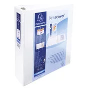 Mapa uložna 4d ringa-fi60mm/hrbat-86mm a4 exacompta 51845e bijela
