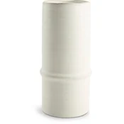 Vaza EMANUEL O12xV25cm bela