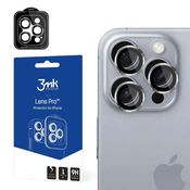 slomart Zaščita kamere 3mk Lens Protection Pro s titanovim okvirjem za iPhone 16 Pro/16 Pro Max