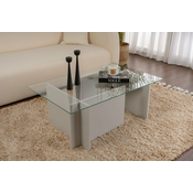 HANAH HOME Sto za dnevnu sobu Vetrino Grey