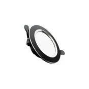 LED ugradno svetlo LED/7,5W/230V 4000K crno/srebrno